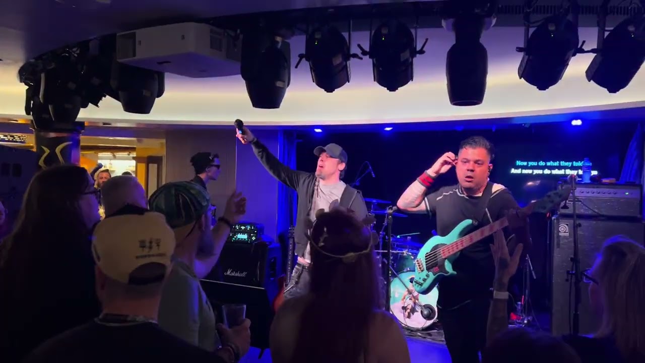 @leolego Leo @ live karaoke - Shiprocked Cruise 2026 killing in the name of!One of a kind experience