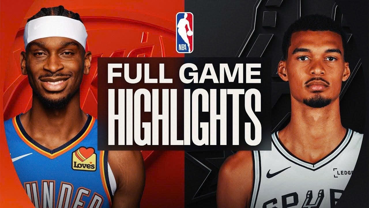 Oklahoma City Thunder Vs San Antonio Spurs Full Game Highlights - February 4,2026 | NBA