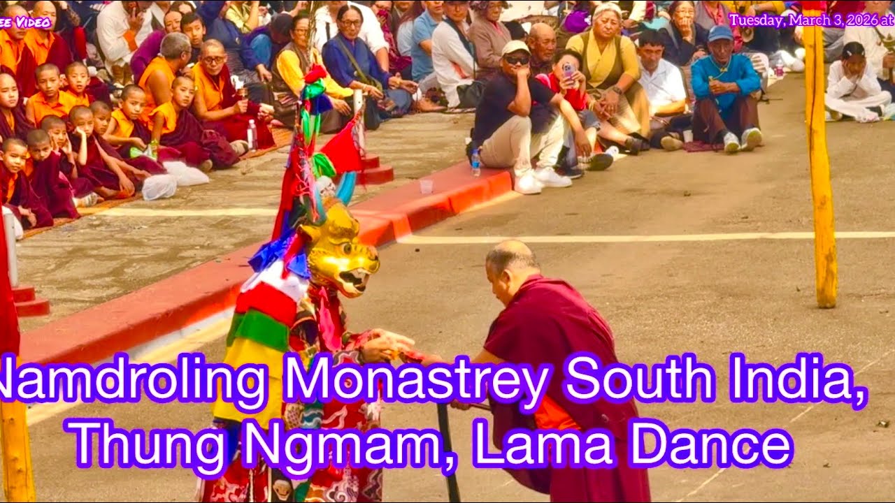 Lama Dance, Namdroling Monastery South India