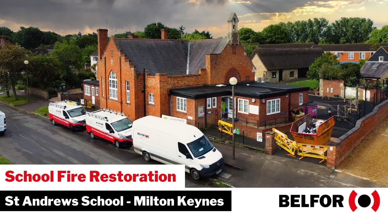 BELFOR UK - School Fire Restoration, St Andrews School - Milton Keynes