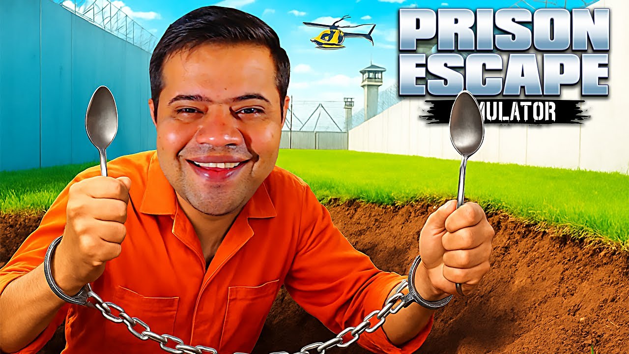 O DIA CHEGOU FUGI DO PRESIDIO E LEVEL TODA A ECONOMIDA COMIGO! - Prison Escape Simulator #08 FINAL