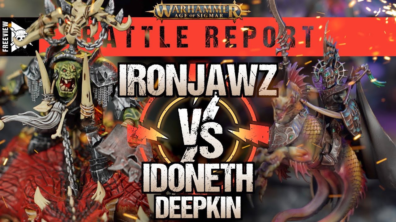 Ironjawz vs Idoneth Deepkin | Age of Sigmar Battle Report