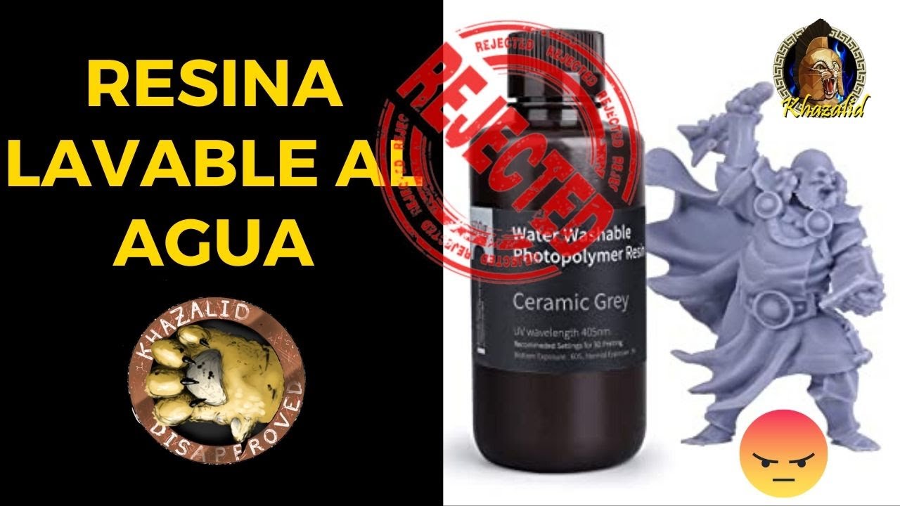 🌟RESINA LAVABLE AL AGUA😡MALAS EXPERIENCIAS (impresión 3d)