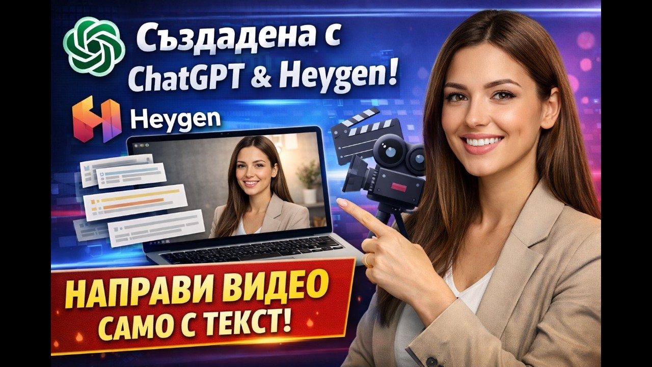 Как с ChatGPT и HeyGen правя UGC видео само от снимка | AI Video Tutorial