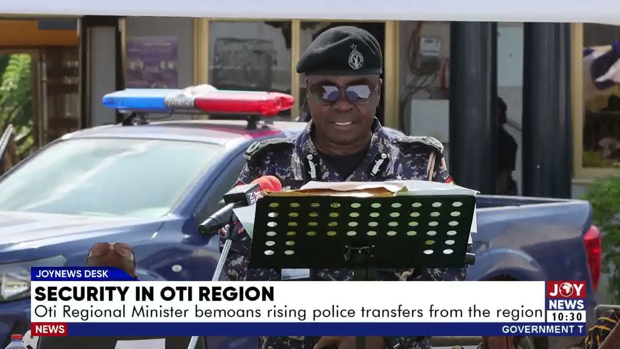Security in Oti Region: Oti Regional Minister bemoans rising police transfers from the region