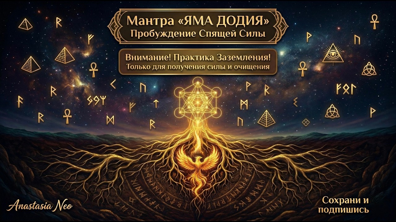 Мантра Яма ДоДия: Нейроакустический код, практика заземления и Силы Рода 🧬🥁 #агма #заземление