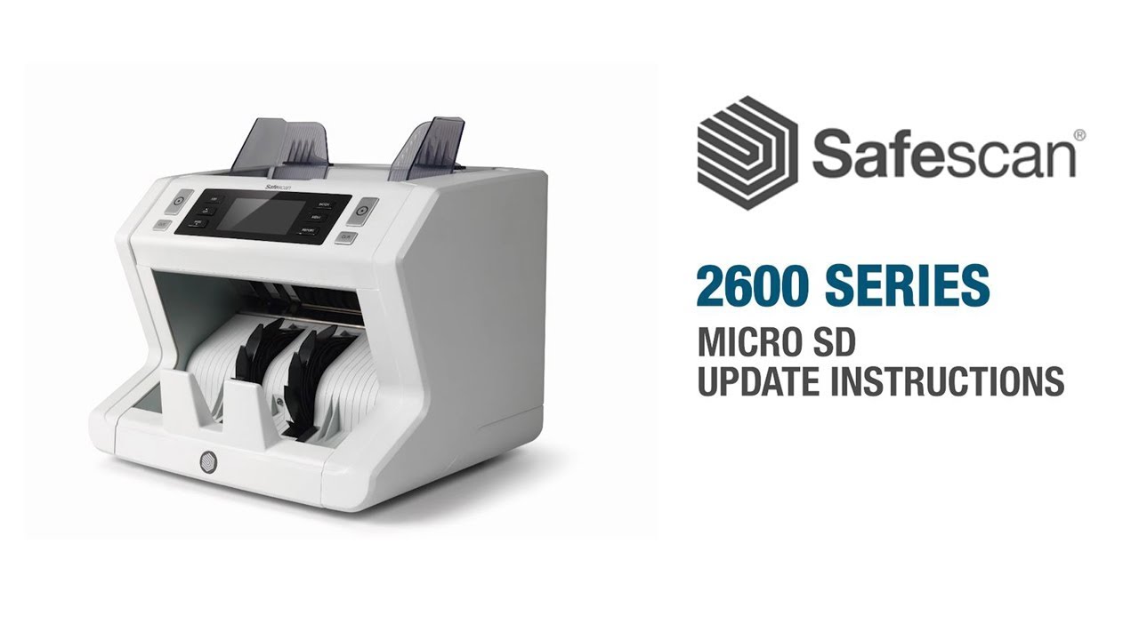 Safescan 2600 Series MicroSD Update Instructions