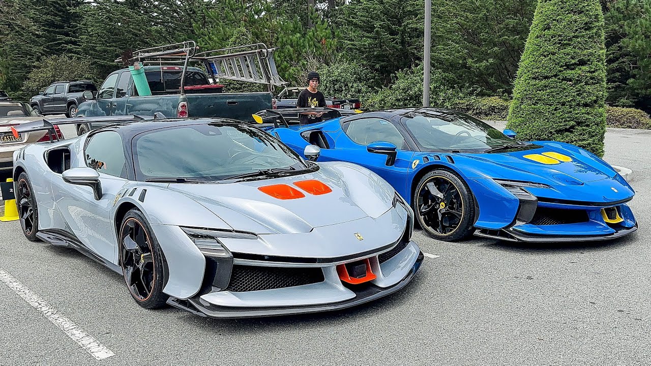 The NEW Ferrari SF90 XX Hits The Streets Of Monterey! (Monterey Car Week 2023 Day 6)
