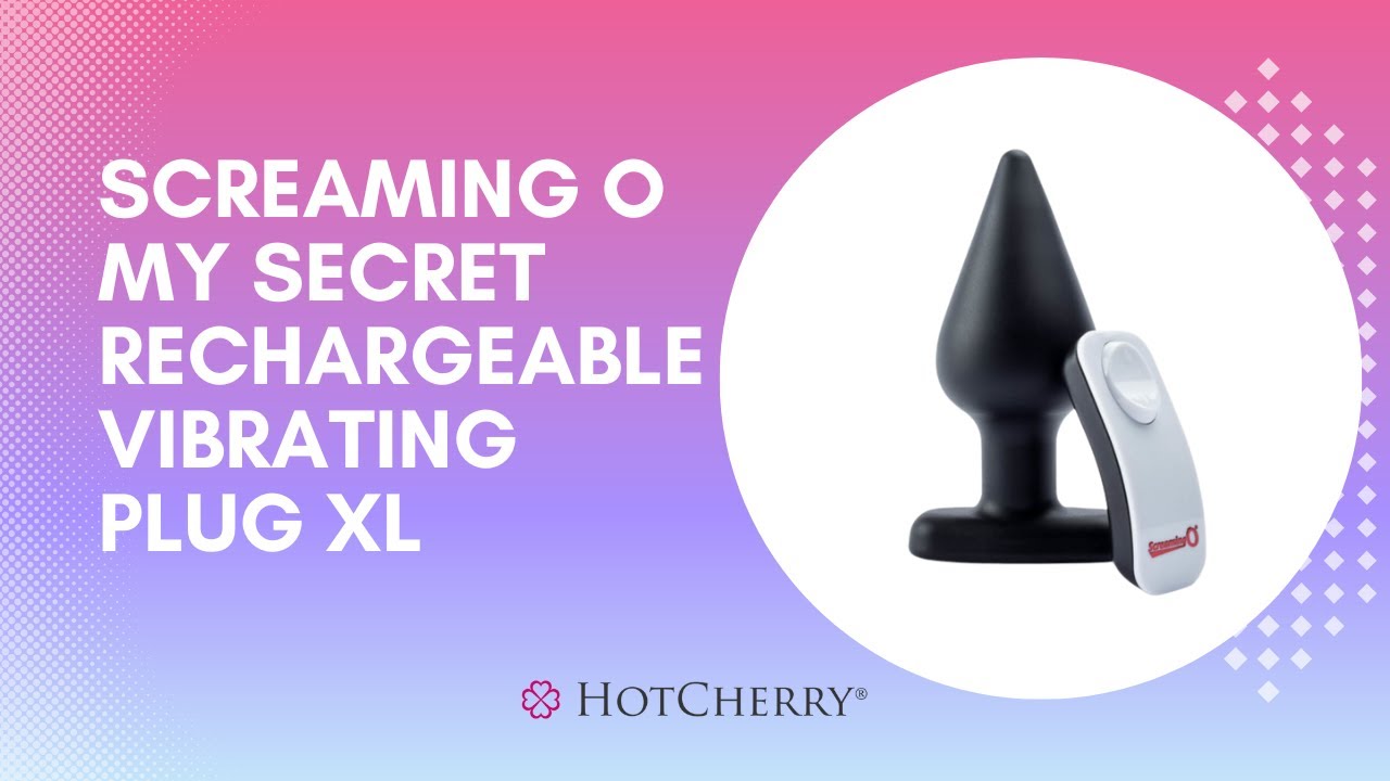 Screaming O My Secret Rechargeable Vibrating Plug XL