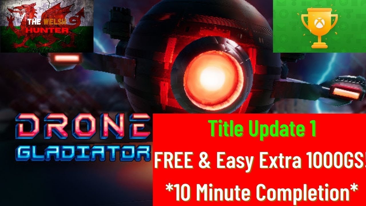 Drone Gladiator - Title Update 1! EXTRA 1000GS! *EASY in 10 Minutes*