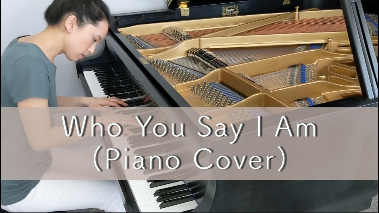 Who You Say I Am (Hillsong) with lyrics | Piano Cover by Roberta Wong