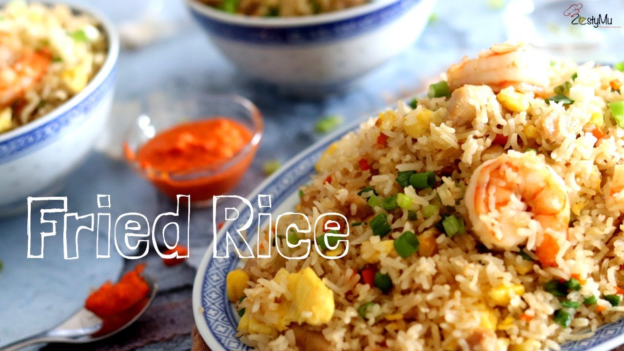Chinese style Fried Rice | Riz frit au poulet | Mauritian Recipe