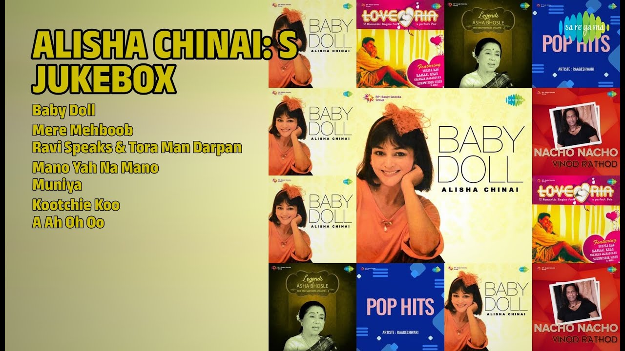 अलीशा चिनॉय हिट्स | Alisha Chinai Songs | Baby Doll | Mere Mehboob