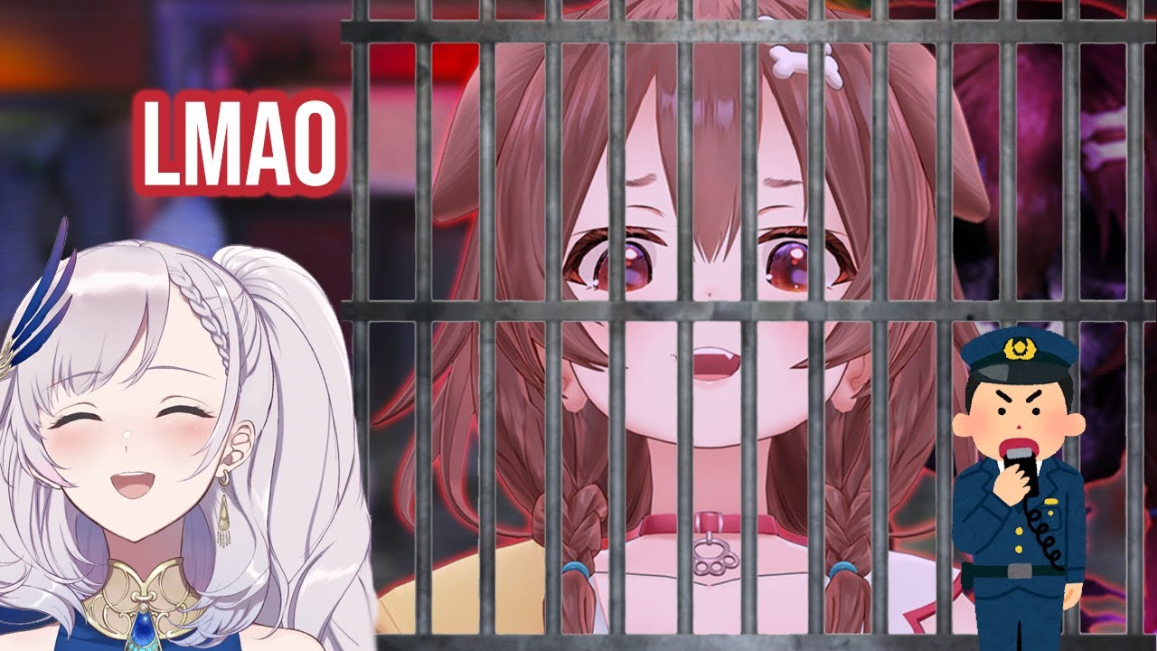 Reine reacciona al arresto de la Vtuber Inugami Korone | HoloID | Sub.Esp