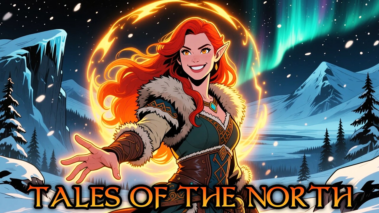 Tale of the North | Folk and Fantasy Journey Song (Lyrics Video)