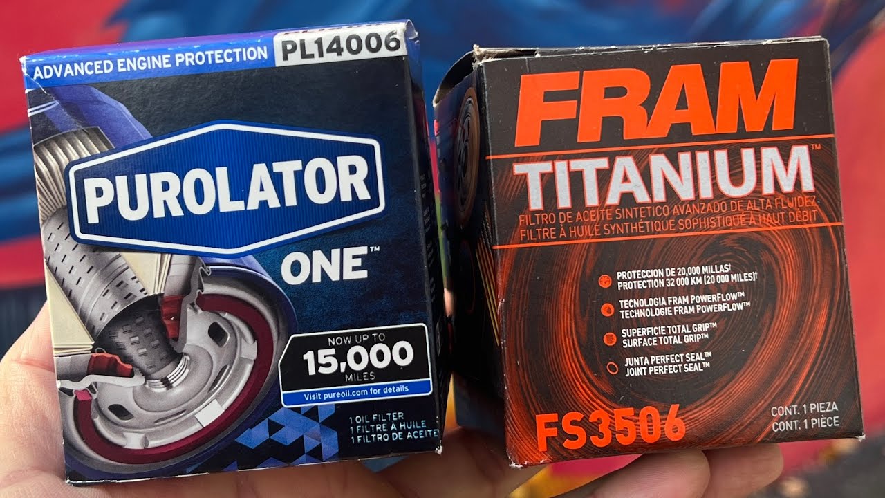 LS1/6 Oil Filter Comparison: Fram Titanium FS3506 vs Purolator ONE PL14006