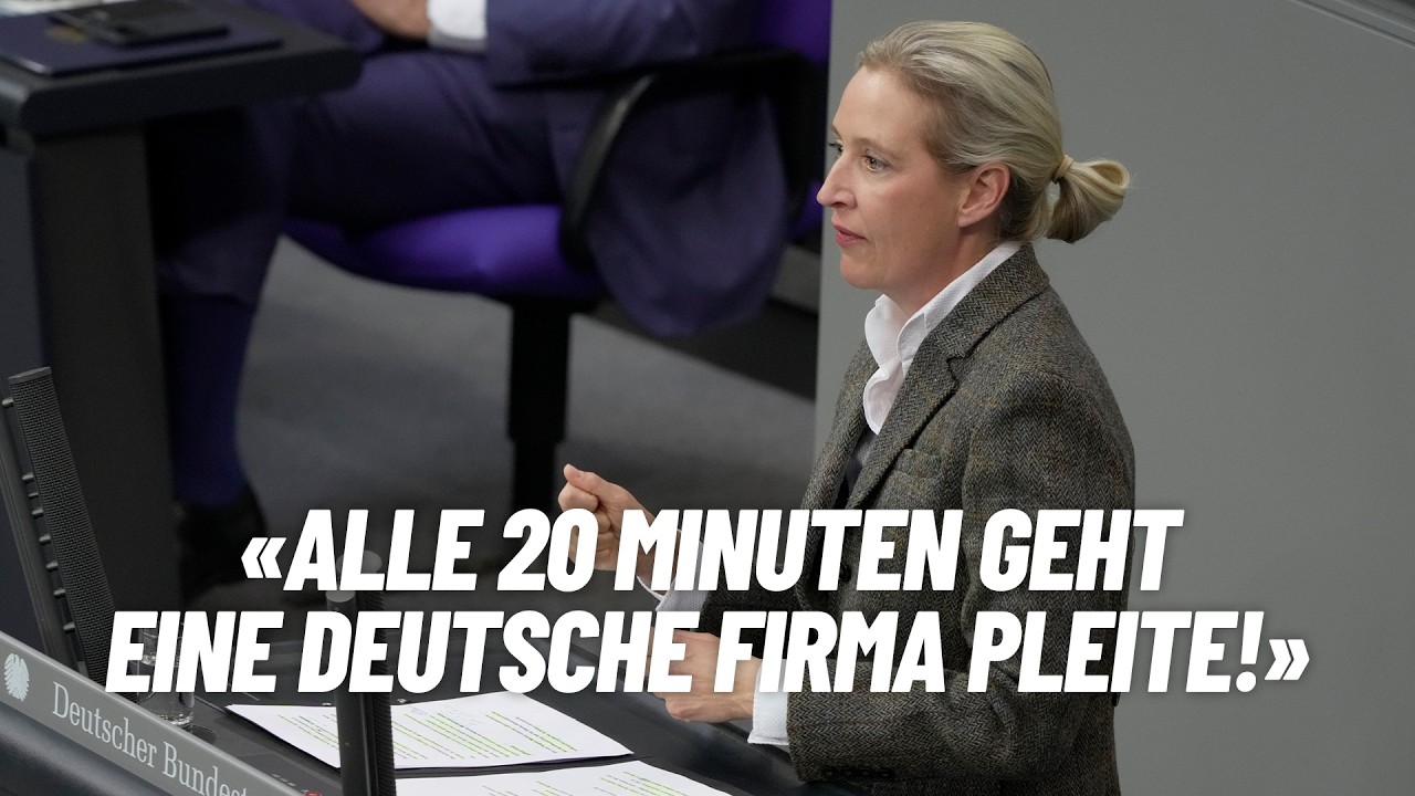 Deutschland stirbt - und Merz schaut zu! - Alice Weidel