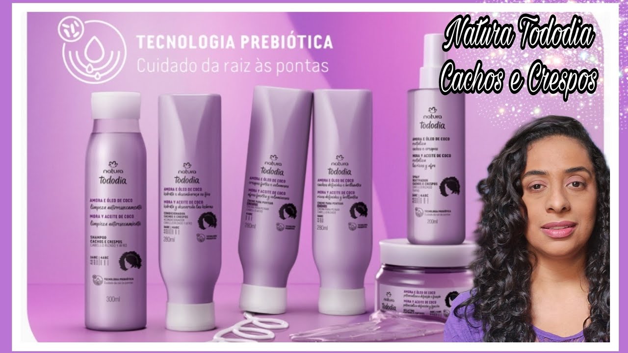 TESTEI 💜 Natura Tododia Cachos e crespos | Lançamento @naturabemestarbem