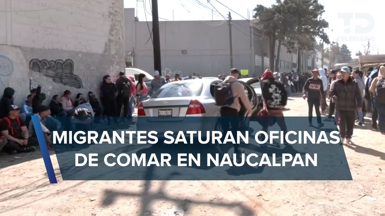 Acusan a 'coyotes' venezolanos de vender fichas de acceso a Comar en Naucalpan