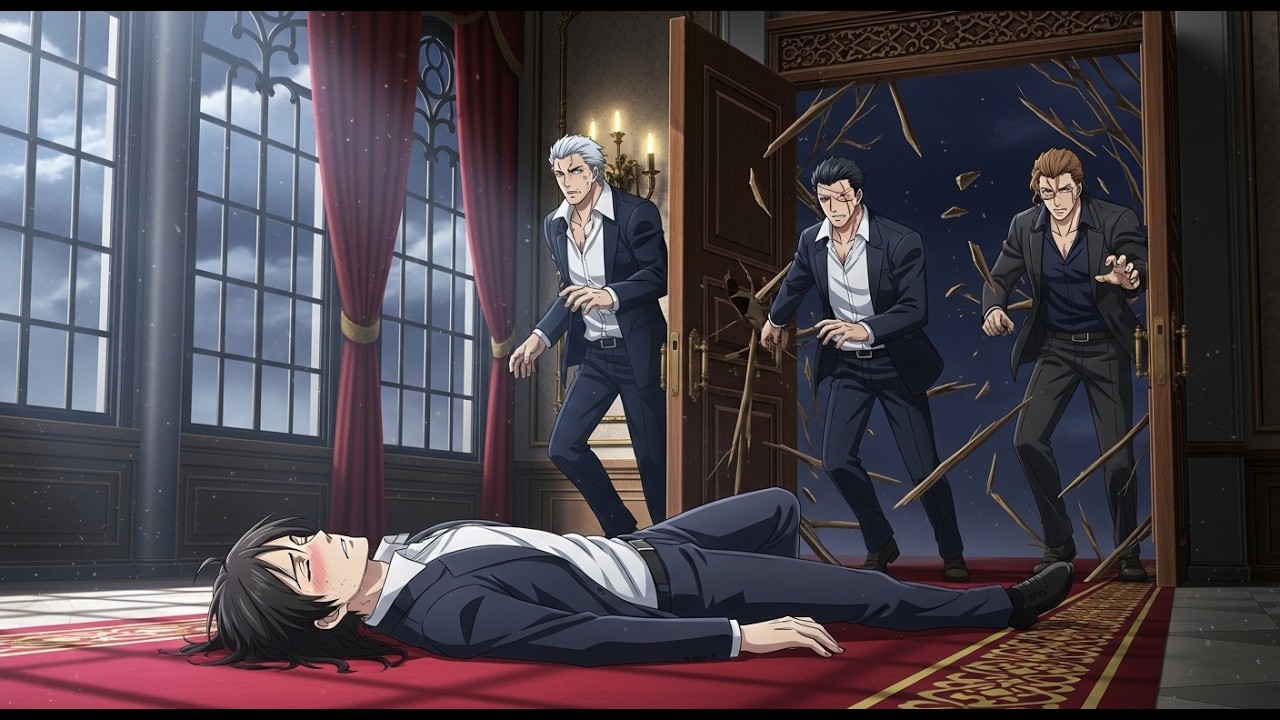 Feverish OMEGA Collapsed In The East Wing &mdash; TRIPLET ALPHA MAFIAS Tore Through Every Door For Him