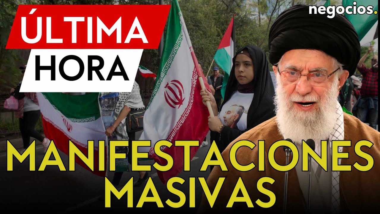 &Uacute;LTIMA HORA | Caos en Ir&aacute;n: el Gobierno amenaza con confinamiento tras las protestas contra Jamenei