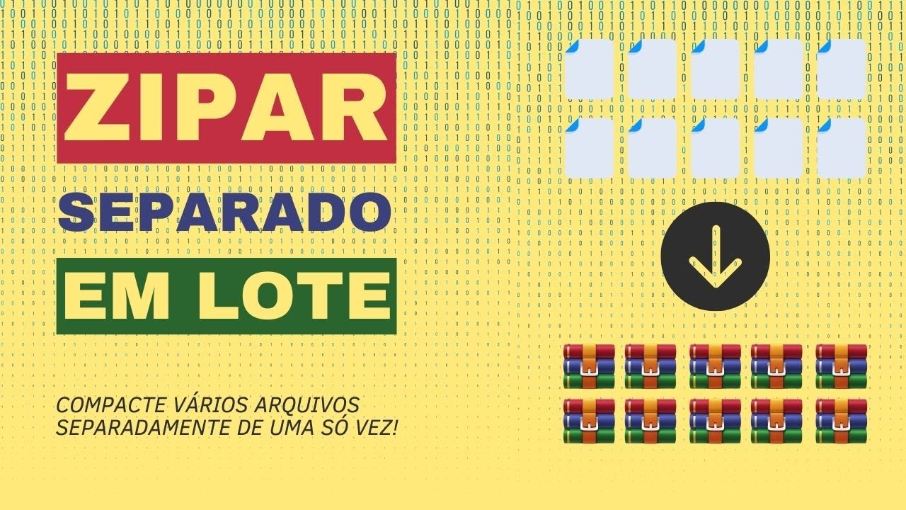 📂 Aprenda a Compactar Vários Arquivos Separados com WinRAR!