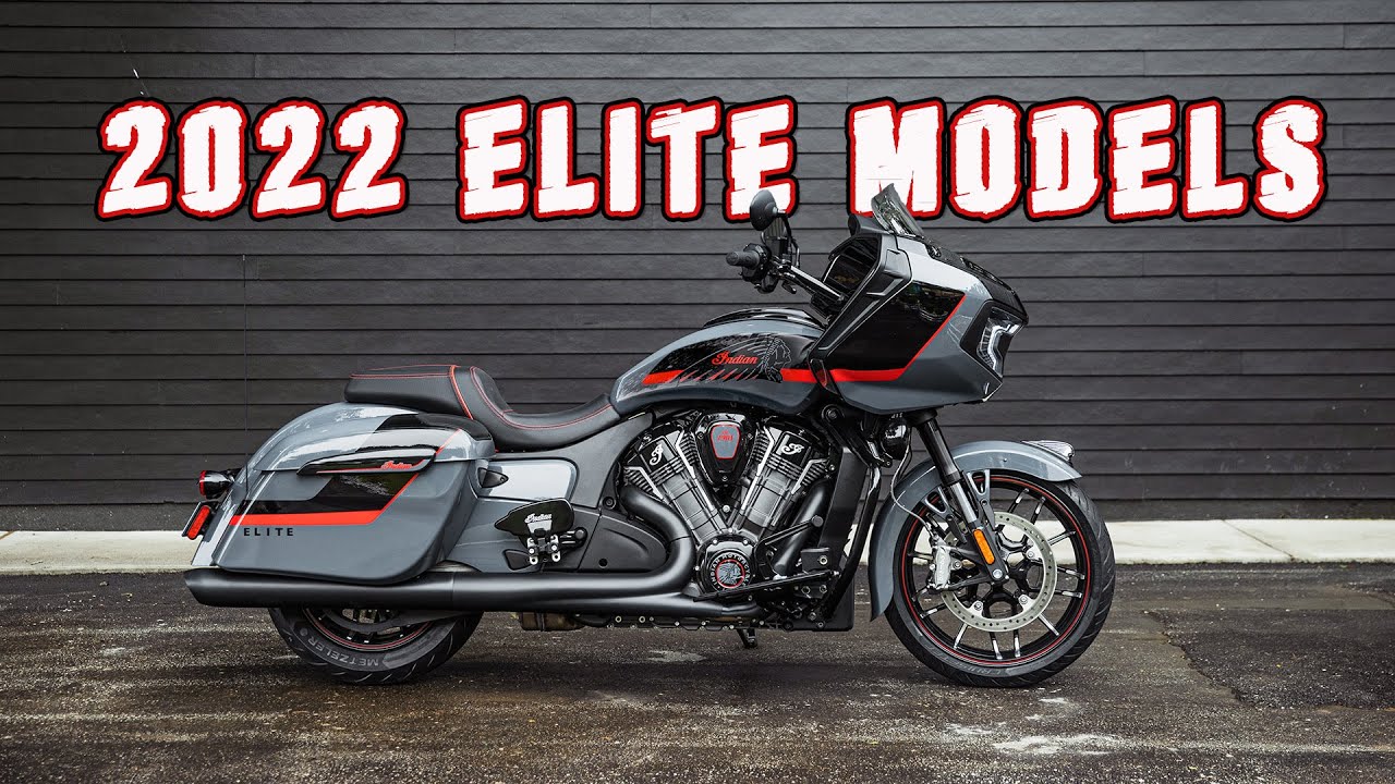 2022 Indian Motorcycle Challenger Elite and Chieftain Elite Models - Overview with full artwork