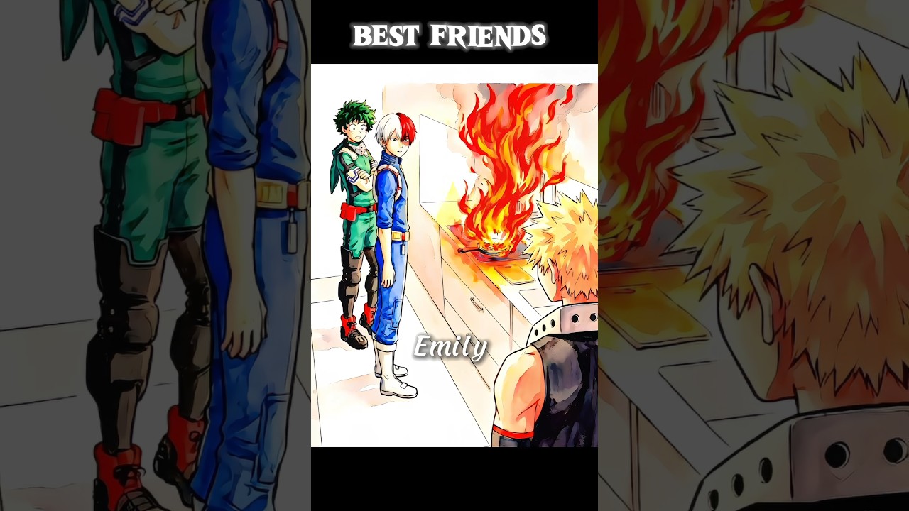 лучшие друзья #аниме #мха #деку #тодороки #бакуго #myheroacademia #fyp #edit #shorts