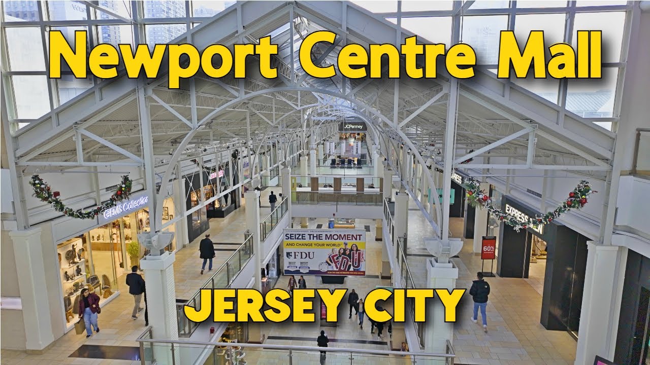 【4K】𝐖𝐀𝐋𝐊 🇺🇸 The Newport Centre Mall in Jersey City, NJ