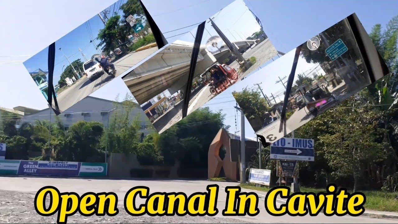 Open Canal In Gen. Trias And Imus, Cavite (Road Present Looks)
