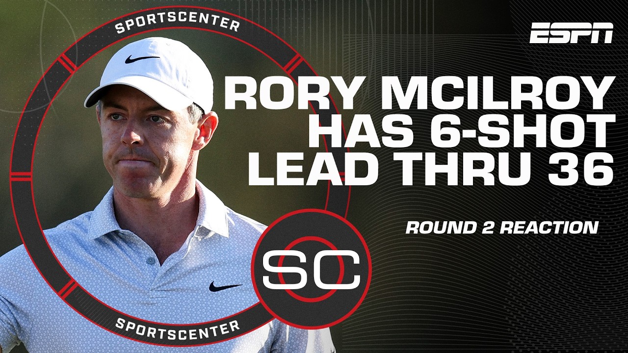 Masters Round 2 Reaction: Rory McIlroy discusses mindset with 6-shot lead | SportsCenter