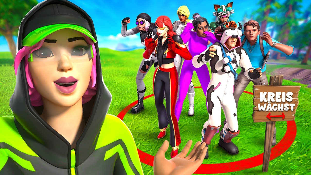 JEDE RUNDE ⇨ KREIS WIRD GRÖßER IN FORTNITE