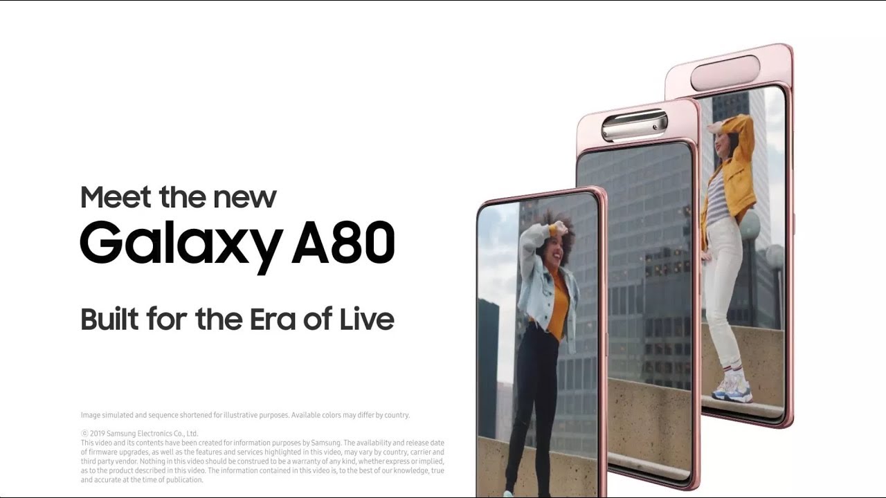 Samsung Galaxy A70 & A80 launch event