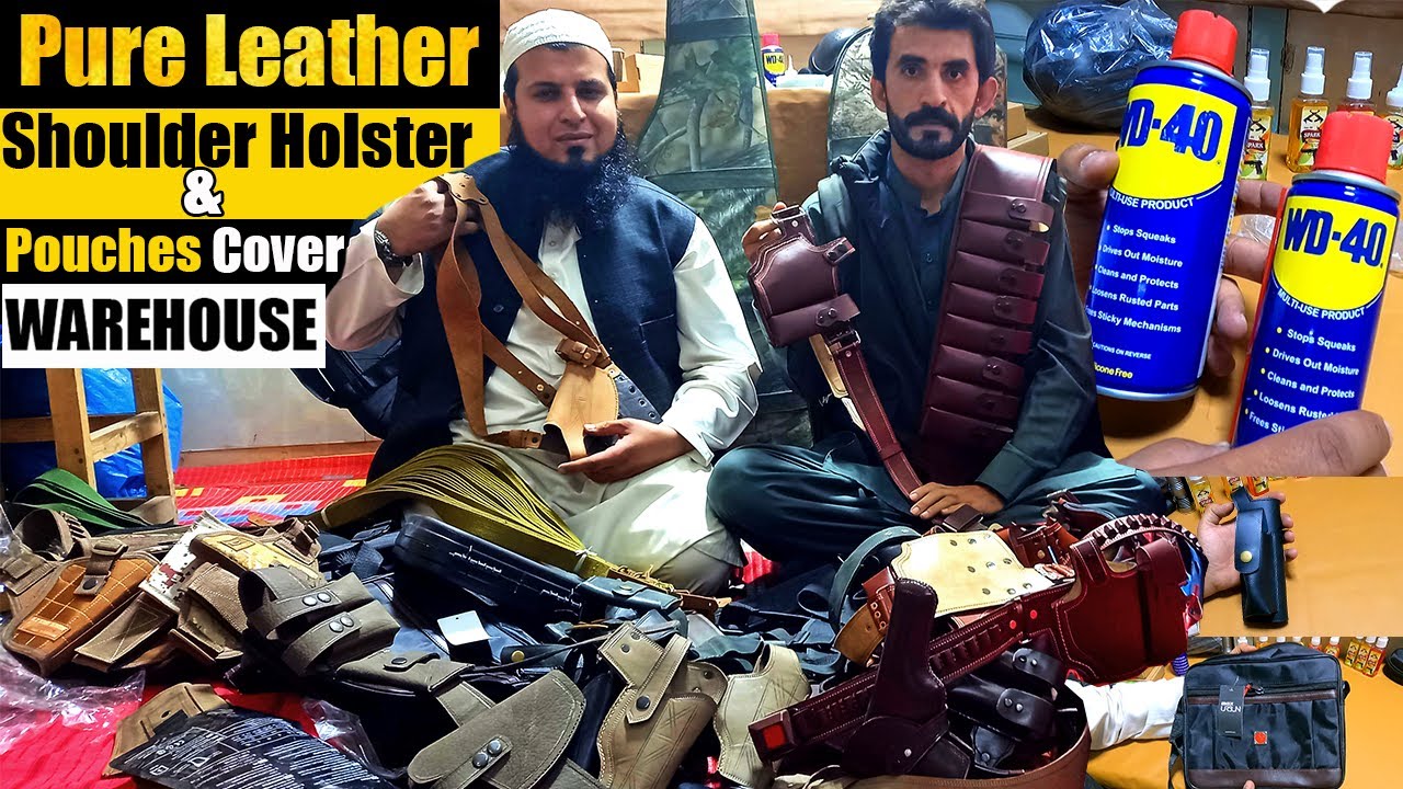 Pure Leather Shoulder Holsters & Magazine Pouches Warehouse In Peshawar | Universal Cleaning Kit