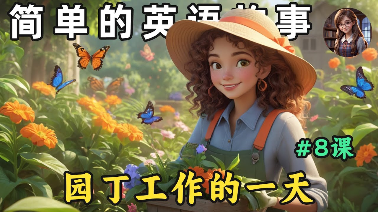 开始理解英语听力 🎧简单英语故事《园丁的一天》第8课