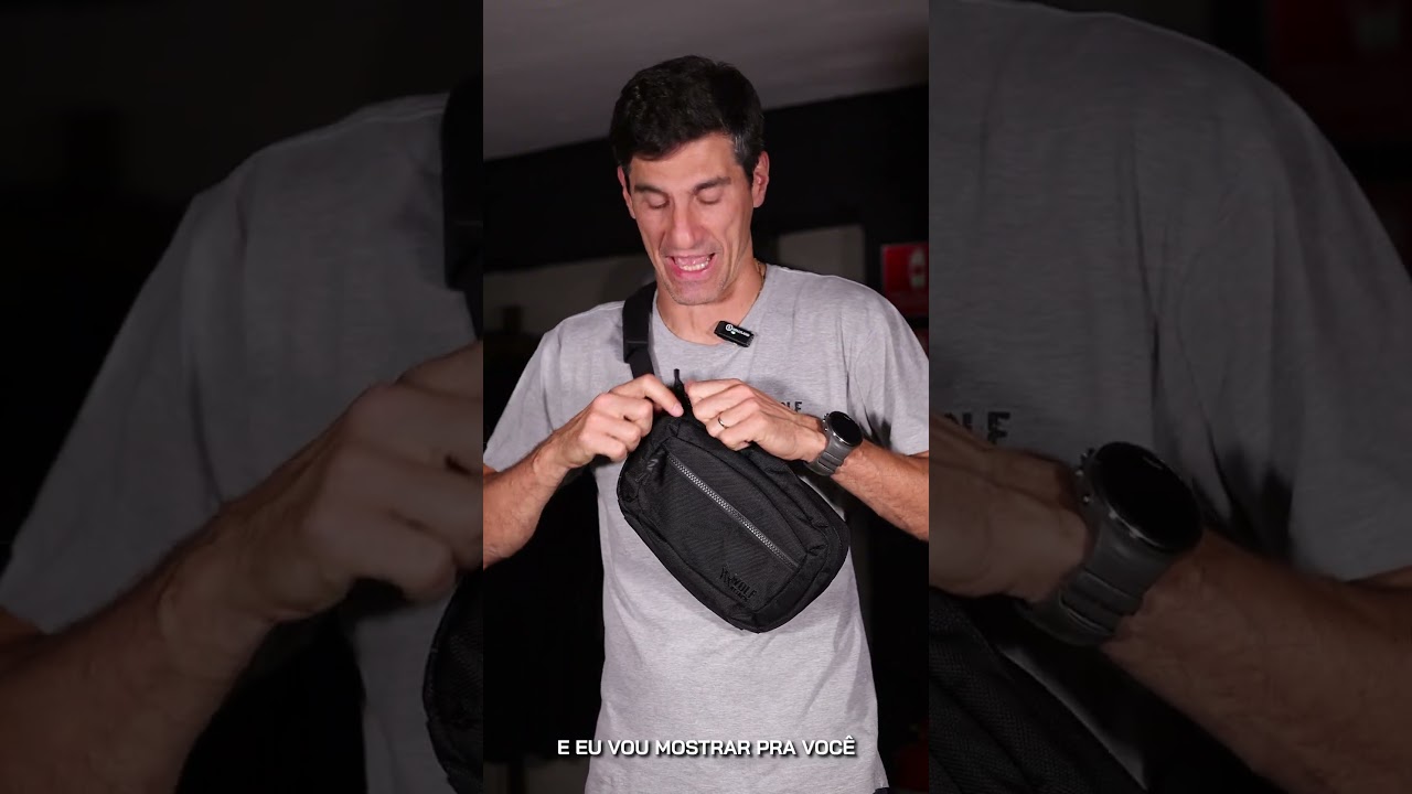 Diferen&ccedil;a Bolsa Peitoral Ghost Pack: T&aacute;tica x EDC #peitoral #bolsa #masculino