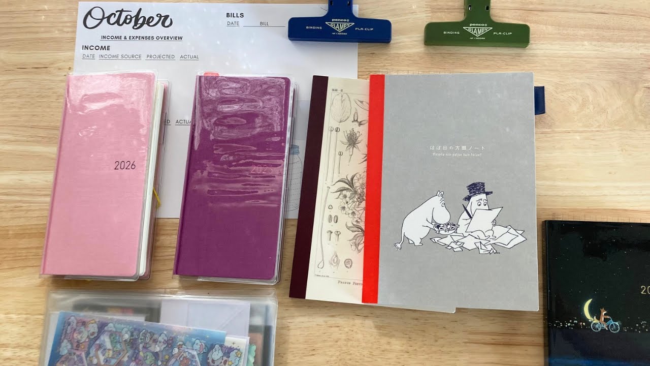 Планировщик и бюджет на 2026 год | Планировщики Hobonichi Weeks | Моя линейка бюджетных блокнотов...