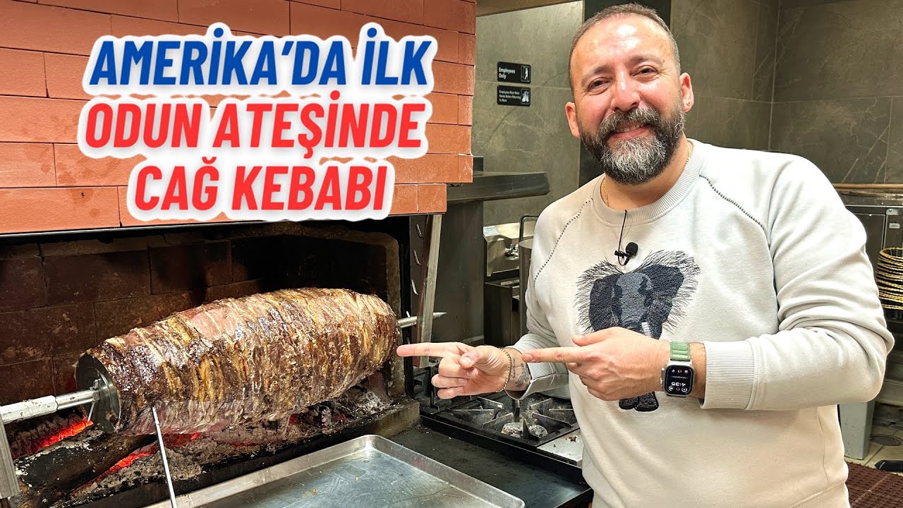 Amerika'da İlk: Odun Ateşinde Cağ Kebabı