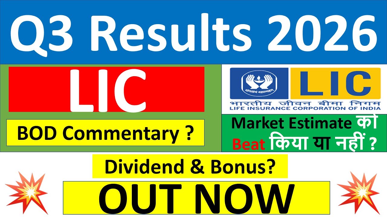 LIC q3 results 2026 | LIC results today | LIC Share News | LIC Share latest news today