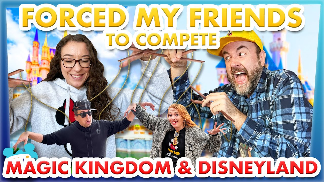I Forced My Friends To Compete ACROSS THE COUNTRY -- Disney World VS Disneyland Gamemaster 18