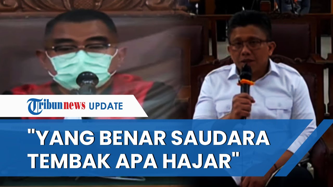 Hakim Cecar Ferdy Sambo soal Perintah ke Bharada E Habisi Yosua: Hajar, Apa Tembak, Mana yang Benar?