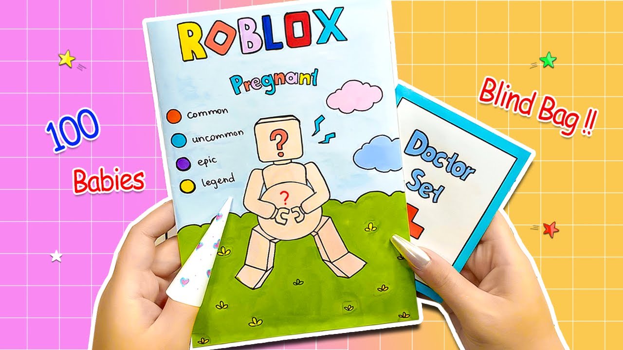 [🐾бумажные поделки🐾] Подборка Roblox Pregnant #2 Слепой пакет для одежды Roblox | Бумага ASMR DIY