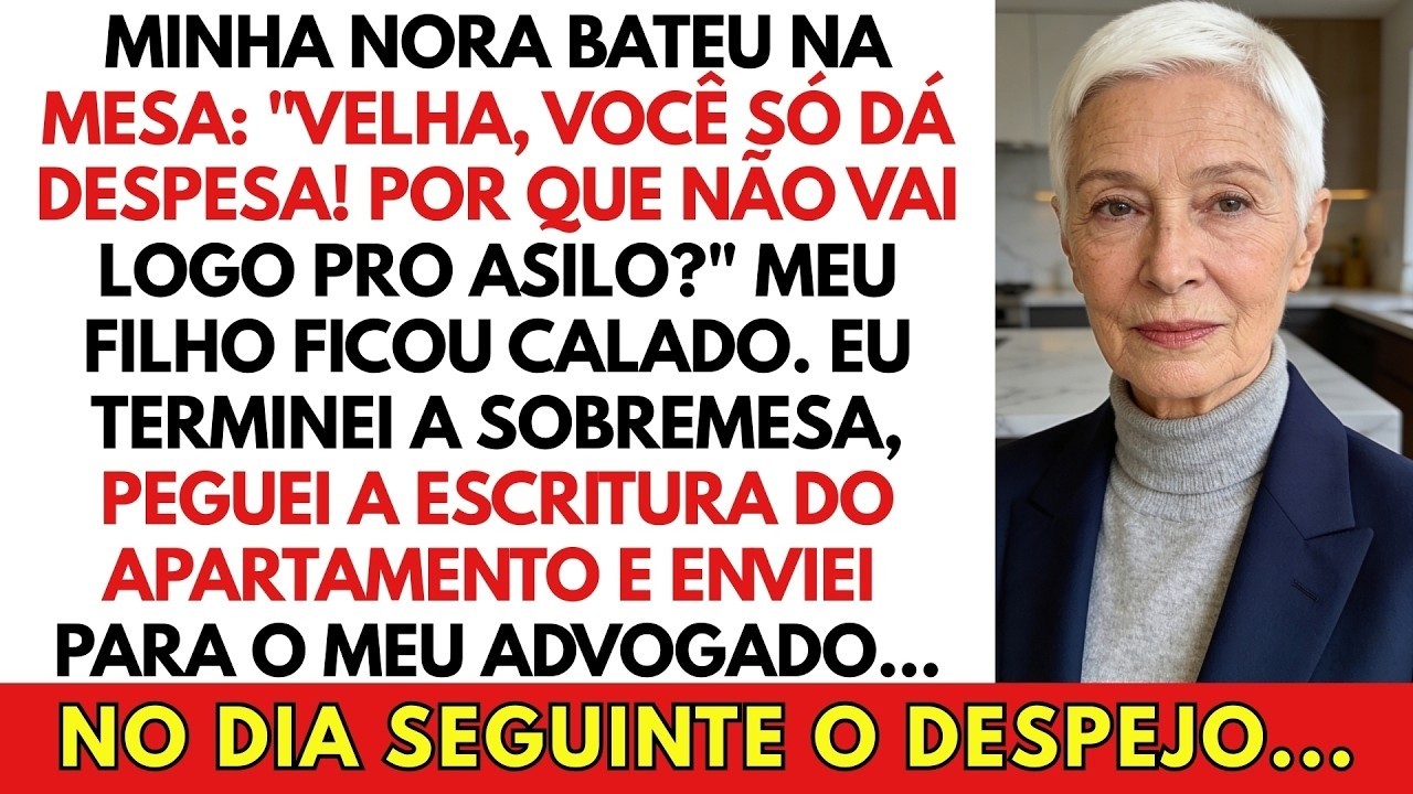 Minha Nora Gritou- 'Voc&ecirc; S&oacute; D&aacute; Despesa!', Eu Sorri e Mandei a Escritura Pro Advogado