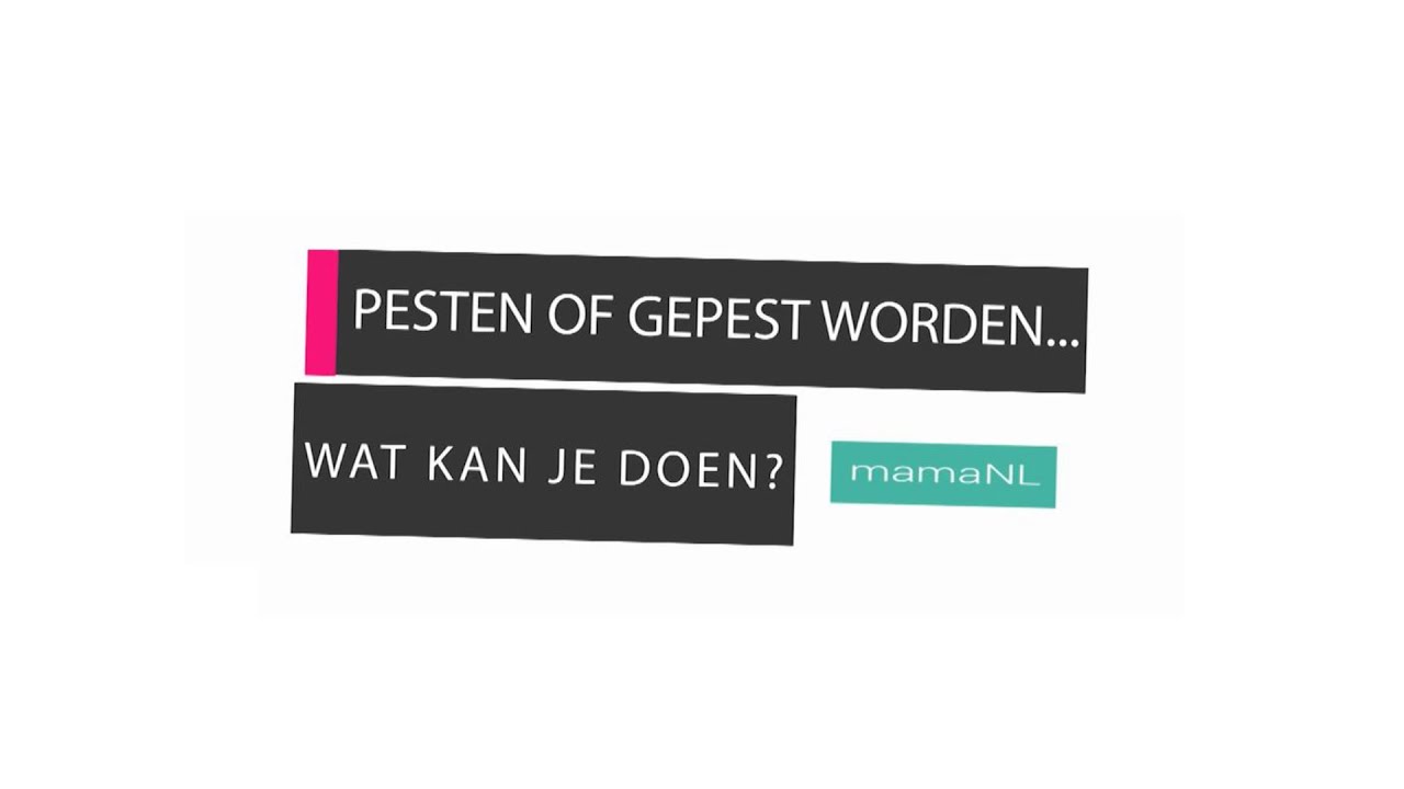 Mijn kind wordt gepest of is zelf een pester. Wat kan ik doen?