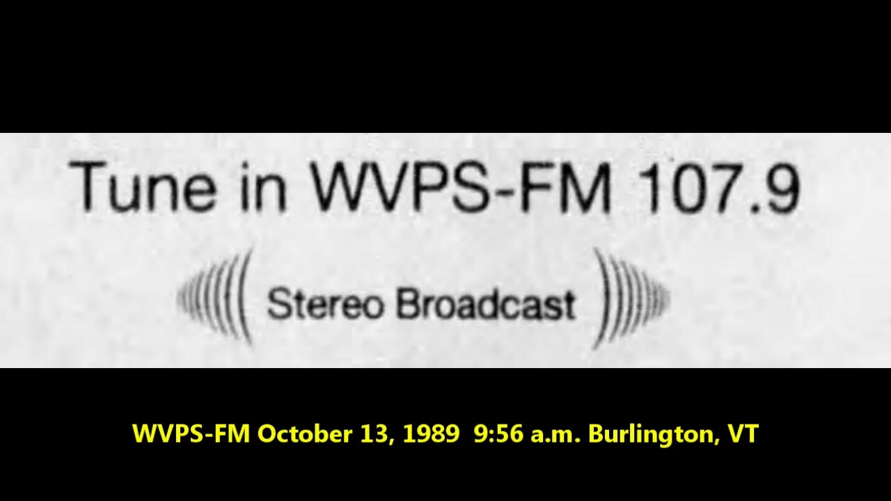 107.9 WVPS-FM Burlington, VT 1989 aircheck