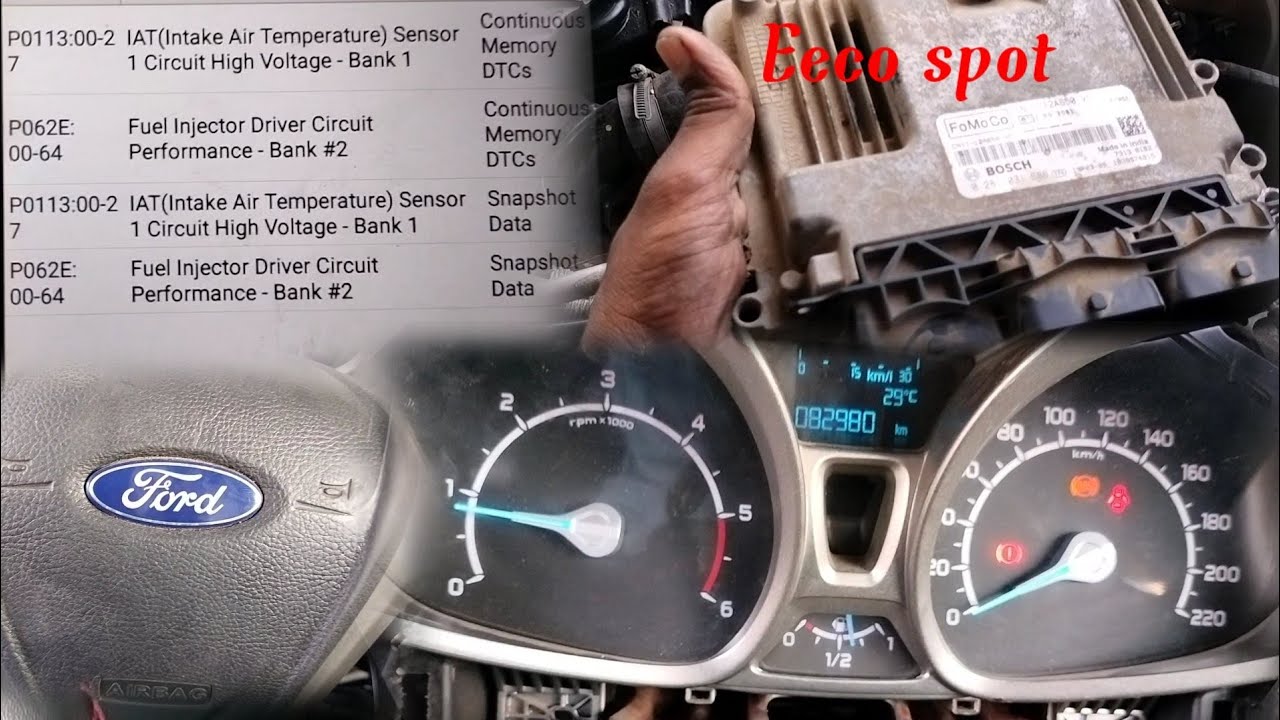 Ford EcoSport titanium ecm change  Gadi stat work done successful dtc code  👉 P062E