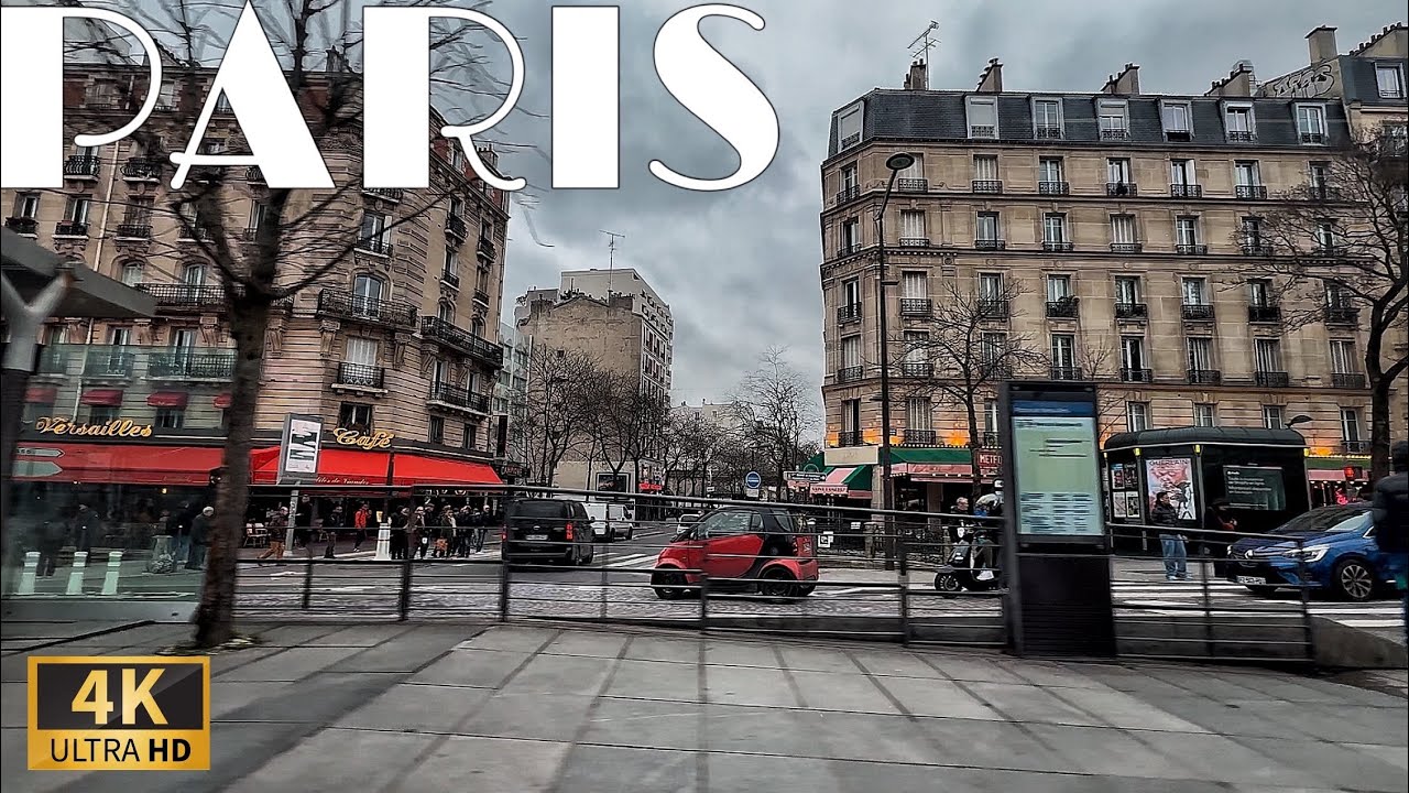 🇫🇷[Paris France 4K HDR Walking Tour] Paris Tram Ride "T3a" 06/February/2025