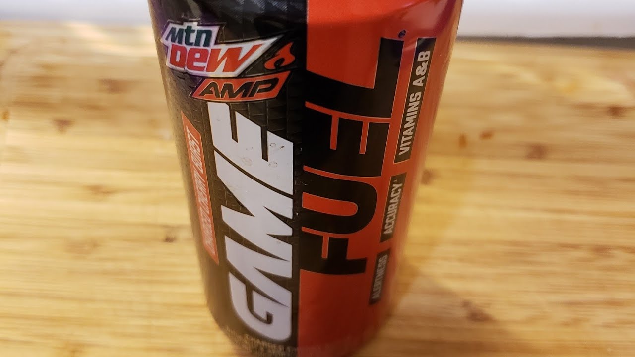 Taste Test | Mountain Dew Amp Game Fuel Red Can