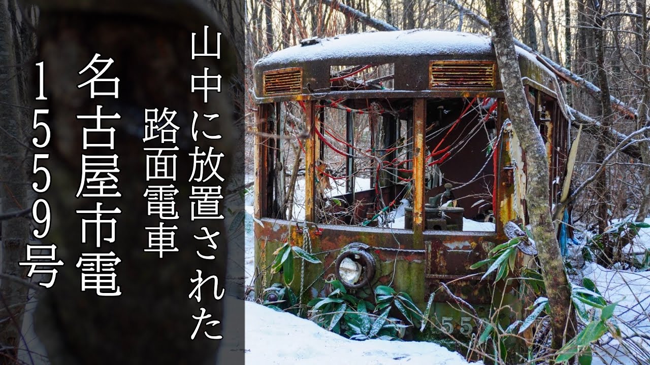 計画が頓挫した別荘地に謎の『路面電車』が朽ち果てた状態で放置