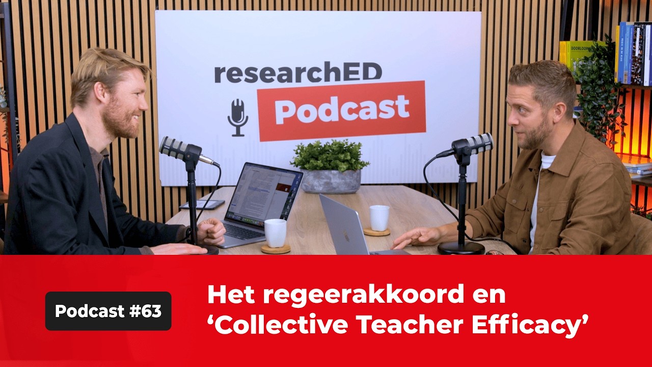 De rEDNL Podcast #63 - Het regeerakkoord en 'Collective Teacher Efficacy'